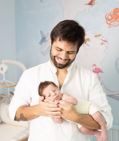 NewBorn de Newborn em casa do Pedro