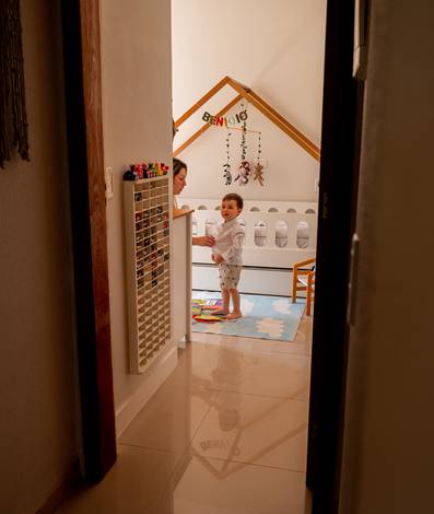 Ensaio  de Ensaio em família. Kati, Vinicius e Benício