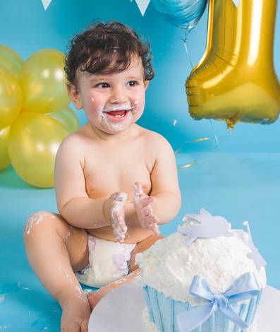 Estúdio de Smash the Cake Lourenço