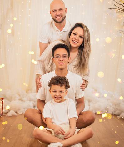 Família de Ensaio de Natal: Renata & Família
