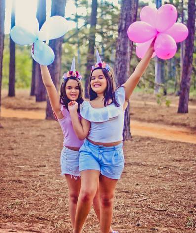 Família de Ensaio Gêmeas Lari & Letícia
