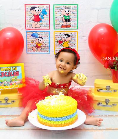 Primeira Infância de Smash the Cake | Cecília