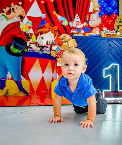 FESTA INFANTIL de Fotografia de Festa Infantil no Estação do Faz de Conta | Lorenzo 1 Ano