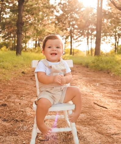 Mini Sessão Infantil de Ariel - 11 meses - Campeche