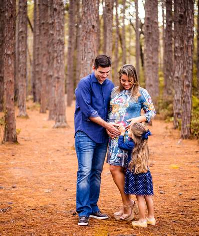 Gestante de Luiza esperando Arthur