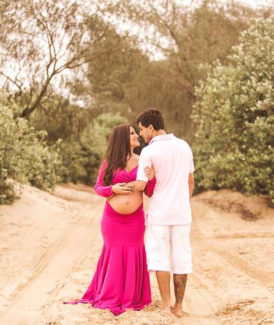 Gestante de Yan + Gisele = Giovana