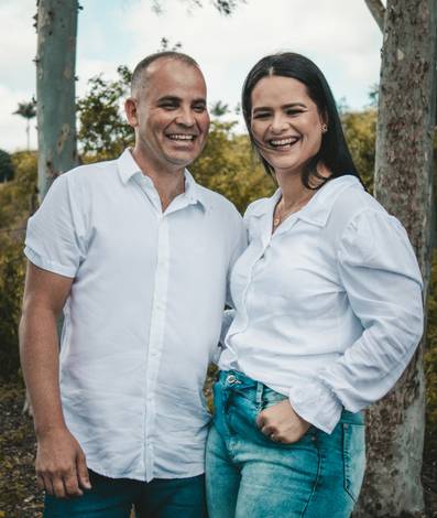 Ensaio Casal de Luzivânia e Ítalo 15 anos, boldas de cristal.