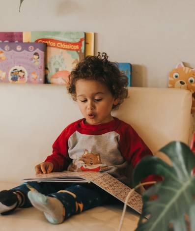 Infantil de A leitura na primeira infância - um registro cheio de afeto