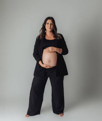 Gestante Estúdio de Ensaio Gestante Renata