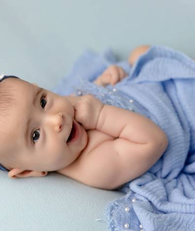 Acompanhamento de bebês de Ensaio do bebê - 3 meses