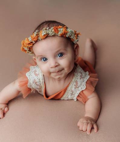 Acompanhamento de bebês de Lis 4 meses
