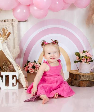 Cake Smash de Liz_ 1 aninho_Boho