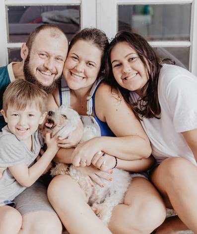 Famílias de Dia de ficar juntinho...