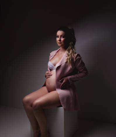 Gestante de A espera de Laura