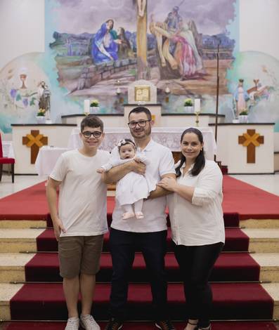 Batizado        de batizado da Lara 