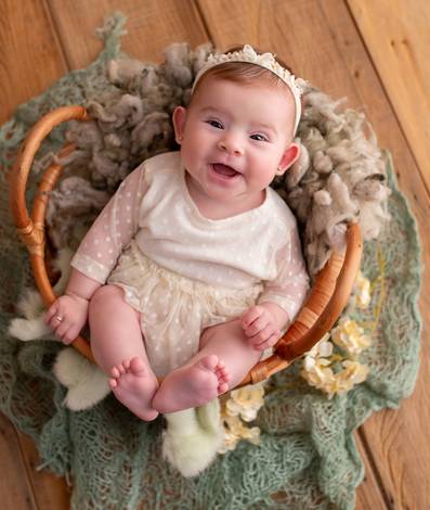 Acompanhamento Mensal de Sarah 4 meses 