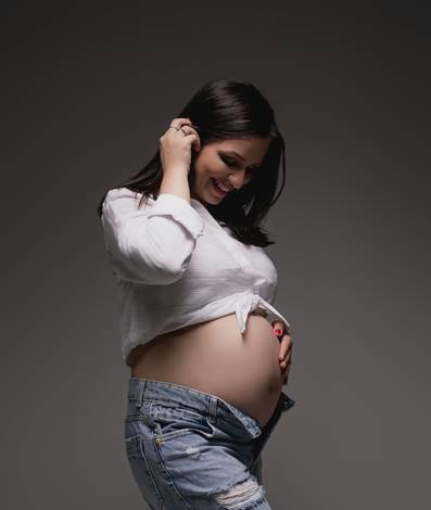 Gestante de A espera de Olivia