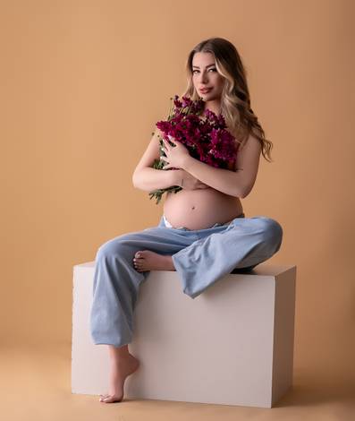 Gestante de A espera de Lara 