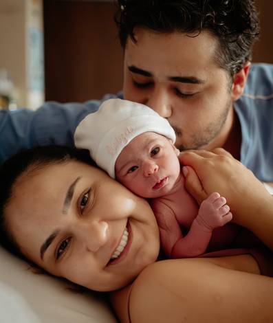 Fotografia de Parto de Nascimento de Luiza
