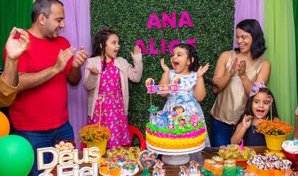 Aniversário Infantil de Ana Alice - 4 Anos 