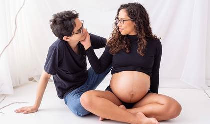 Gestante de A espera da Catarina