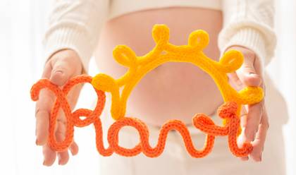 Gestante de A espera do Ravi - Karina e Rodrigo em Familia