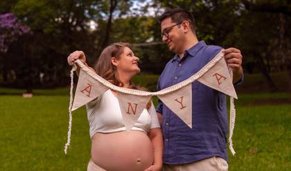 Gestante de Ensaio Gestante - Mateus e Rafaela