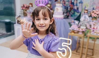 Aniversários de 5 anos da Beatriz