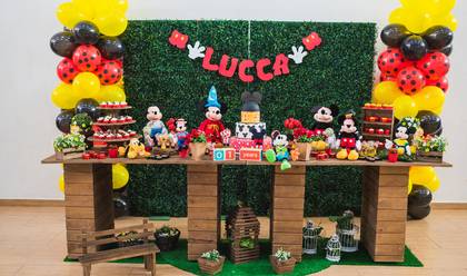 Aniversários de Aniversário do Lucca - Mickey