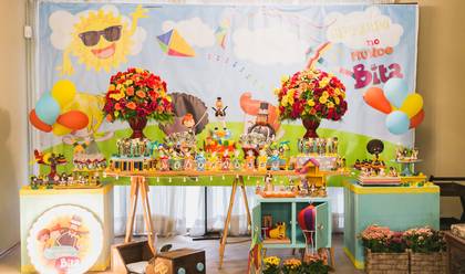 Aniversários de Aniversário do Bernardo - Tema Mundo Bita