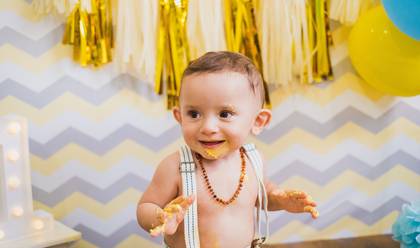 Smash the Cake de Cake Smash do Heitor