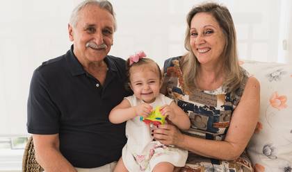 Ensaios de Família de Ensaio com os avós