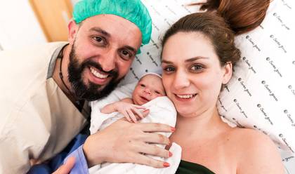 Fotografia de Parto de Nascimento da Laura