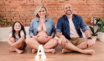 Gestantes de Ensaio gestante em estúdio - Gaby