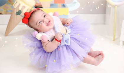 Acompanhamento mensal de Lara 4 meses
