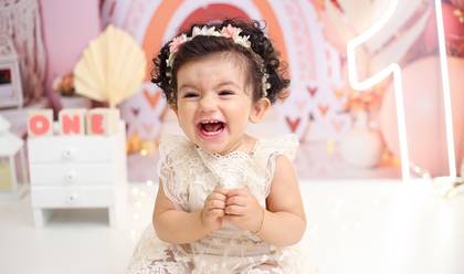 Smash the Cake de Malu 1 aninho 