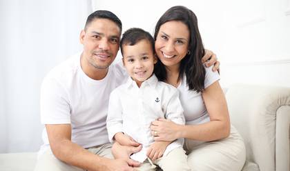 Ensaio minimalista de ensaio familia