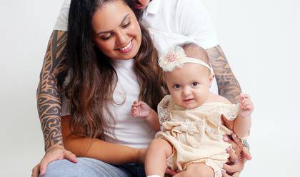 Ensaio minimalista de Familia 