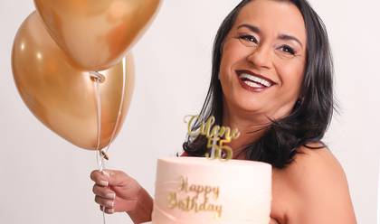 aniversário adulto de Cilene 55 