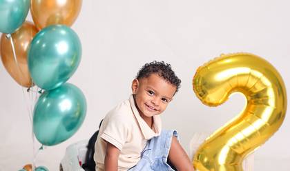 Ensaio minimalista de Luan 2 anos