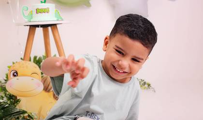 Smash the Cake de Davi 3 anos