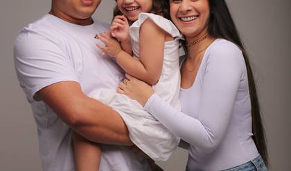 Ensaio minimalista de familia