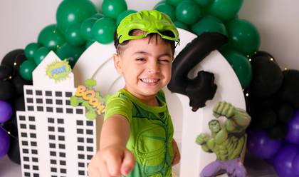 Smash the Cake de Noah 4 anos