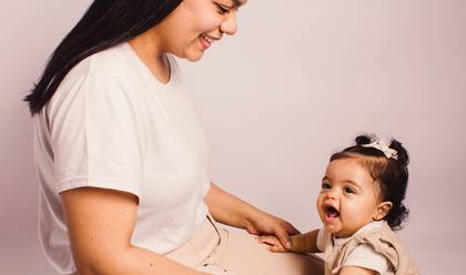 Família de Dia das Mães - Jéssica, Liz e Filipe