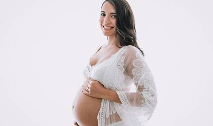 Gestante Estúdio de Ensaio Gestante