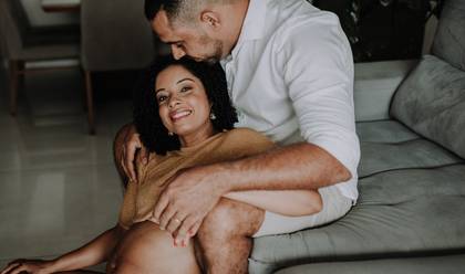 Gestante Estúdio de Ensaio Gestante