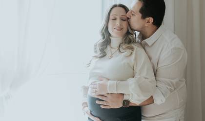 Gestante Estúdio de Á espera Alice