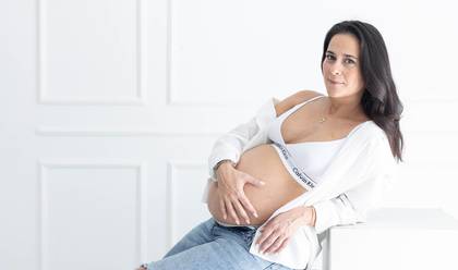 Gestante Estúdio de Á espera Maria Antônia