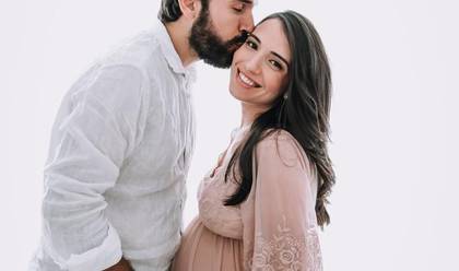 Gestante Estúdio de Ensaio Gestante Mari