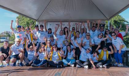 Nosso Cantinho de Caminhada do Autismo!